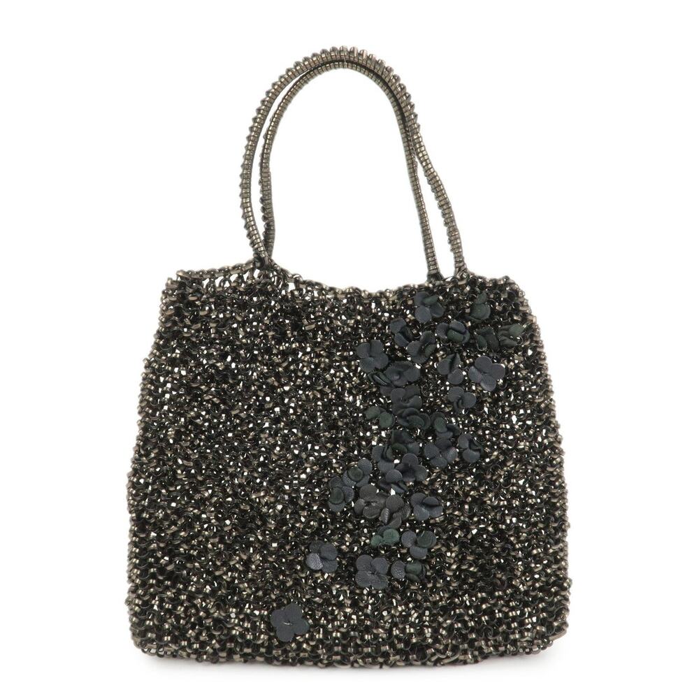 Anteprima Wire Bag Vinyl Handbag Black